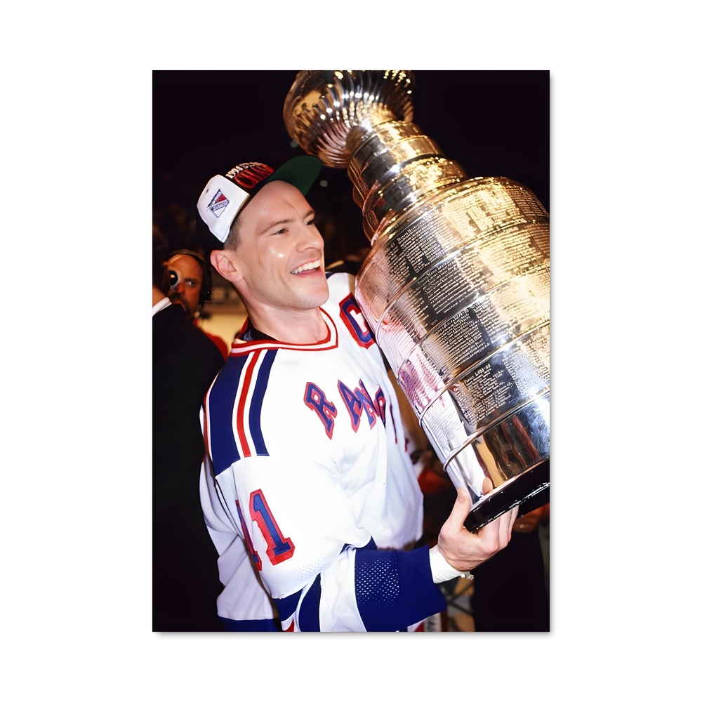 Poster La Victoire de Messier – affiche Hockey sur glace